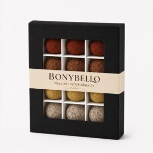 Bonybello - Dubai csokoládé töltelékes trüffelválogatás, négyféle bevonattal