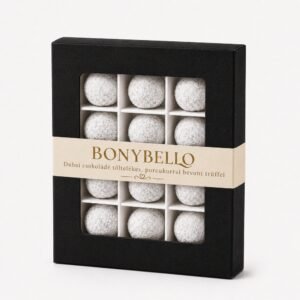 Bonybello - Dubai csokoládé töltelékes, porcukorral bevont trüffel