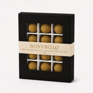 Bonybello - Dubai csokoládé töltelékes, vaníliás porral bevont trüffel